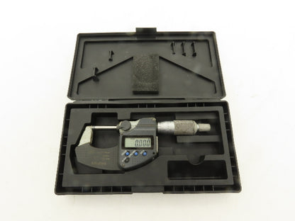 Mitutoyo 293-330-30 Digimatic Micrometer 0-1" 25mm Range Ratchet Stop SPC