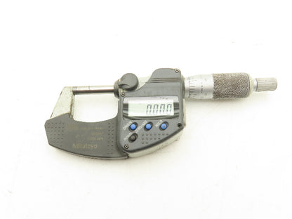 Mitutoyo 293-330-30 Digimatic Micrometer 0-1" 25mm Range Ratchet Stop SPC
