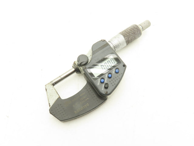 Mitutoyo 293-330-30 Digimatic Micrometer 0-1" 25mm Range Ratchet Stop SPC