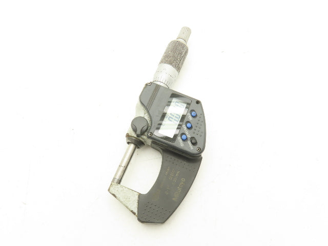 Mitutoyo 293-330-30 Digimatic Micrometer 0-1" 25mm Range Ratchet Stop SPC