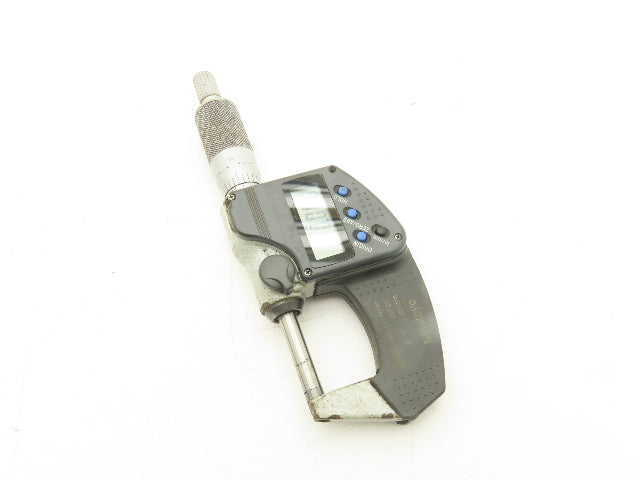 Mitutoyo 293-330-30 Digimatic Micrometer 0-1" 25mm Range Ratchet Stop SPC