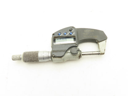 Mitutoyo 293-330-30 Digimatic Micrometer 0-1" 25mm Range Ratchet Stop SPC