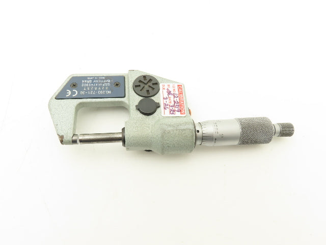 Mitutoyo 293-721-30 Digimatic Micrometer 0-1" 25.4mm Range SPC Data Output