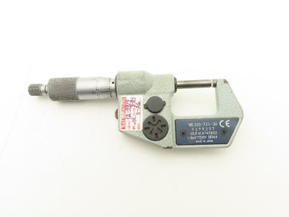 Mitutoyo 293-721-30 Digimatic Micrometer 0-1" 25.4mm Range SPC Data Output