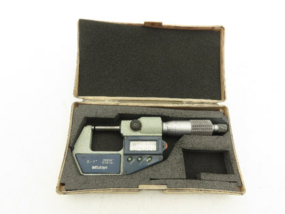 Mitutoyo 293-721-30 Digimatic Micrometer 0-1" 25.4mm Range SPC Data Output