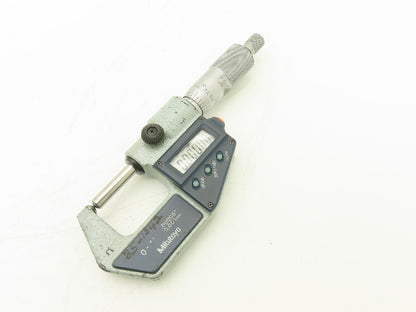 Mitutoyo 395-741-30 Digimatic Spherical Face Micrometer 0-1" 25mm Range