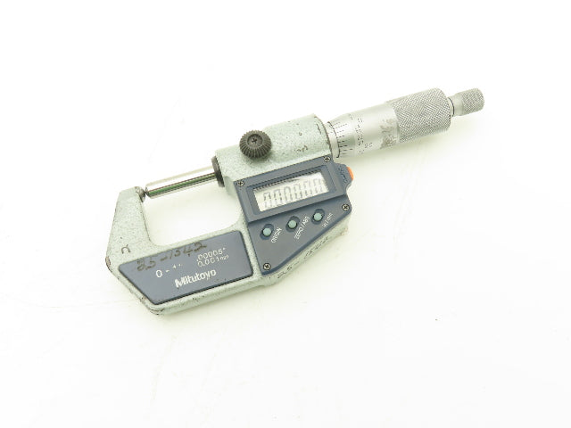 Mitutoyo 395-741-30 Digimatic Spherical Face Micrometer 0-1" 25mm Range