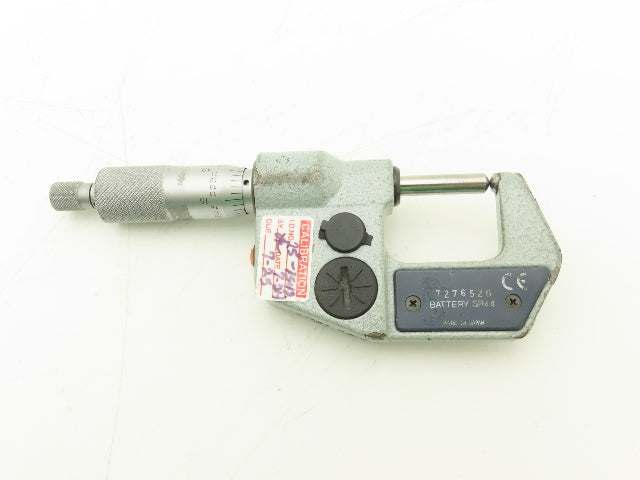Mitutoyo 395-741-30 Digimatic Spherical Face Micrometer 0-1" 25mm Range