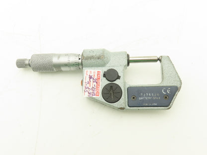 Mitutoyo 395-741-30 Digimatic Spherical Face Micrometer 0-1" 25mm Range