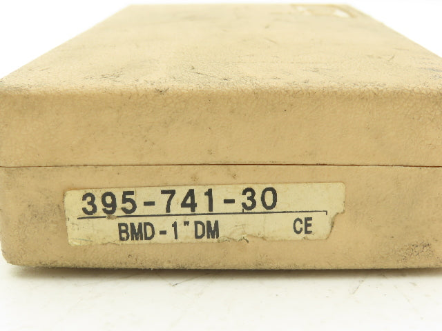 Mitutoyo 395-741-30 Digimatic Spherical Face Micrometer 0-1" 25mm Range