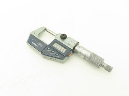 Mitutoyo 395-741-30 Digimatic Spherical Face Micrometer 0-1" 25mm Range