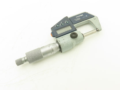 Mitutoyo 395-741-30 Digimatic Spherical Face Micrometer 0-1" 25mm Range