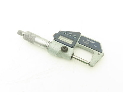 Mitutoyo 395-741-30 Digimatic Spherical Face Micrometer 0-1" 25mm Range
