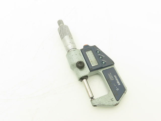 Mitutoyo 395-741-30 Digimatic Spherical Face Micrometer 0-1" 25mm Range