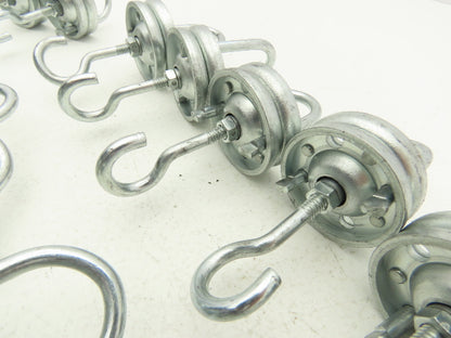 Overhead Conveyor Hanger Rotator Carrier Swivel Hook Powder Coating Lot of 25