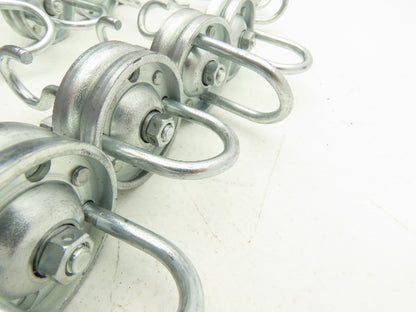 Overhead Conveyor Hanger Rotator Carrier Swivel Hook Powder Coating Lot of 25