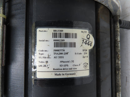 Hyster 8813389 Forklift Hydraulic Motor 48V & Pump 8811653 Removed From E80XN
