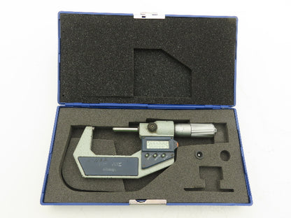 Mitutoyo 293-726-30 Digimatic Micrometer 1-2" Range Flat Anvil SPC Data