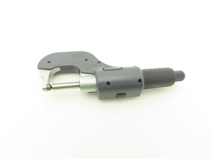 Fowler 54-860-211-1 Spherical Face Digital Micrometer 0-1" 25mm Range Ball Anvil