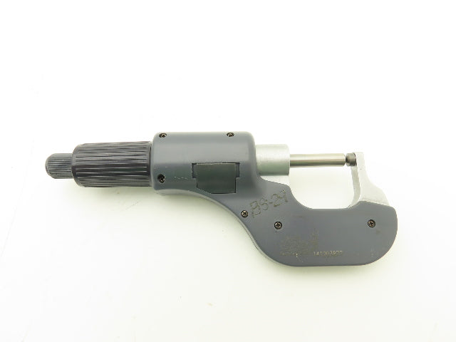 Fowler 54-860-211-1 Spherical Face Digital Micrometer 0-1" 25mm Range Ball Anvil