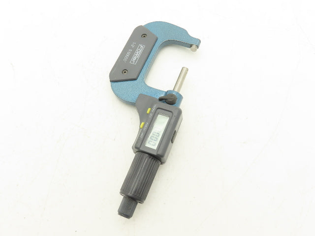 Fowler Digital Outside Micrometer 1-2" 25-50mm Range .00005" Flat Anvil No Case