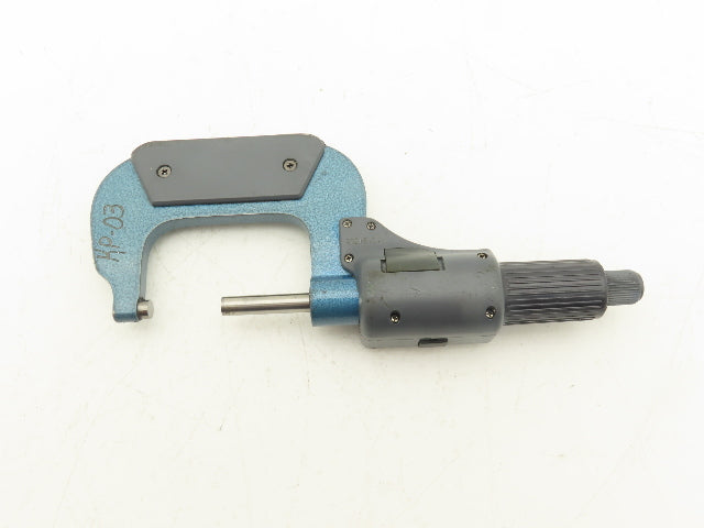 Fowler Digital Outside Micrometer 1-2" 25-50mm Range .00005" Flat Anvil No Case