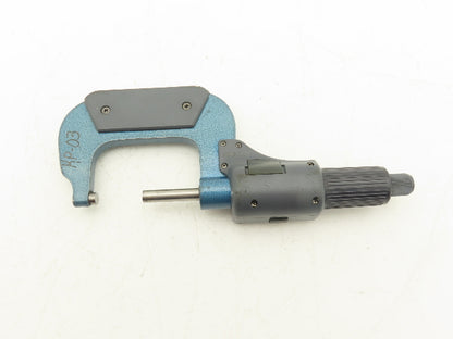 Fowler Digital Outside Micrometer 1-2" 25-50mm Range .00005" Flat Anvil No Case