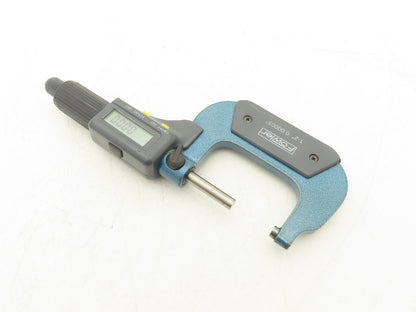 Fowler Digital Outside Micrometer 1-2" 25-50mm Range .00005" Flat Anvil No Case