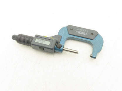 Fowler Digital Outside Micrometer 1-2" 25-50mm Range .00005" Flat Anvil No Case