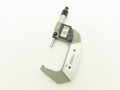 Fowler Digital Outside Micrometer 2-3" Range 50-78mm Flat Anvil SPC Data Port
