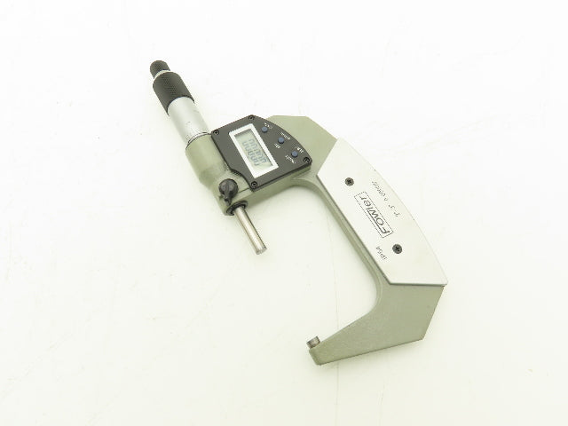 Fowler Digital Outside Micrometer 2-3" Range 50-78mm Flat Anvil SPC Data Port