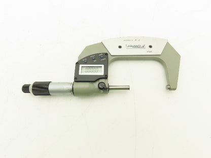 Fowler Digital Outside Micrometer 2-3" Range 50-78mm Flat Anvil SPC Data Port