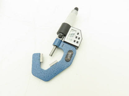 Shars 303-2434 Digital Micrometer 0.8-1.4" 60 Deg V-Anvil  -Broken Case Latch