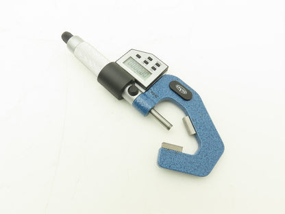 Shars 303-2434 Digital Micrometer 0.8-1.4" 60 Deg V-Anvil  -Broken Case Latch