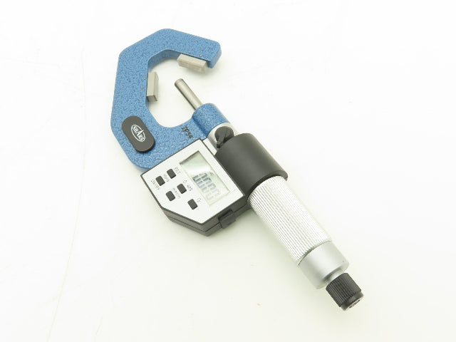 Shars 303-2434 Digital Micrometer 0.8-1.4" Range 60 Deg 3-Flute V-Anvil