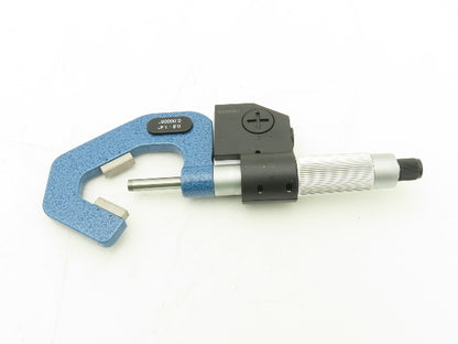 Shars 303-2434 Digital Micrometer 0.8-1.4" Range 60 Deg 3-Flute V-Anvil