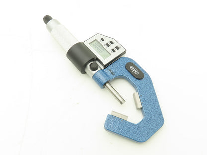 Shars 303-2434 Digital Micrometer 0.8-1.4" Range 60 Deg 3-Flute V-Anvil