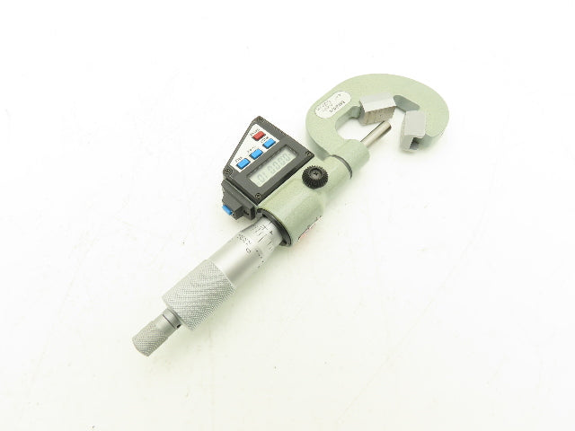 Mitutoyo 314-722 V-Anvil Digital Micrometer 0.4-1" Range w/Data Port