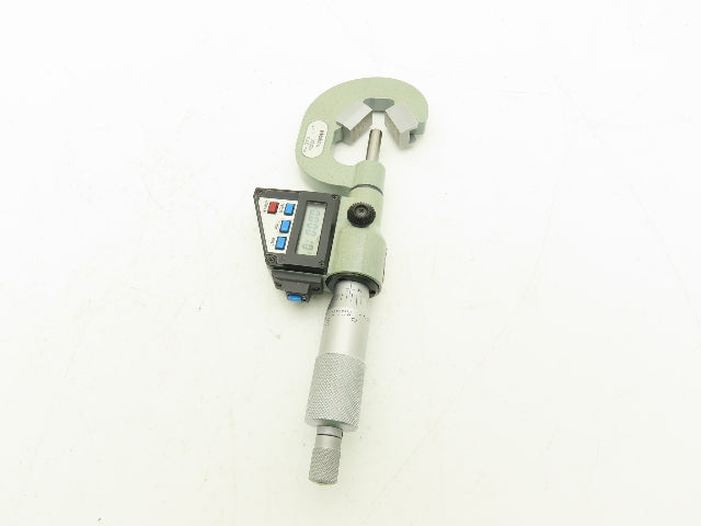 Mitutoyo 314-722 V-Anvil Digital Micrometer 0.4-1" Range w/Data Port