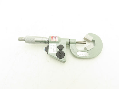 Mitutoyo 314-722 V-Anvil Digital Micrometer 0.4-1" Range w/Data Port