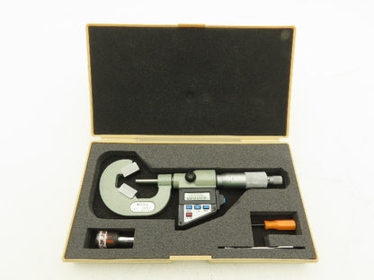 Mitutoyo 314-722 V-Anvil Digital Micrometer 0.4-1" Range w/Data Port