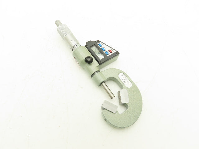 Mitutoyo 314-722 V-Anvil Digital Micrometer 0.4-1" Range w/Data Port