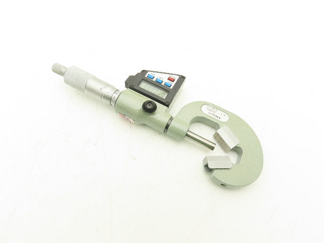 Mitutoyo 314-722 V-Anvil Digital Micrometer 0.4-1" Range w/Data Port