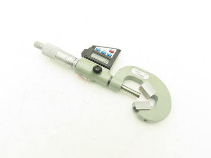 Mitutoyo 314-722 V-Anvil Digital Micrometer 0.4-1" Range w/Data Port