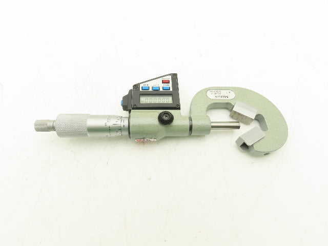 Mitutoyo 314-722 V-Anvil Digital Micrometer 0.4-1" Range w/Data Port