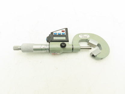 Mitutoyo 314-722 V-Anvil Digital Micrometer 0.4-1" Range w/Data Port
