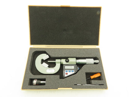 Mitutoyo 314-722 V-Anvil Digital Micrometer 0.4-1" Range w/Data Port