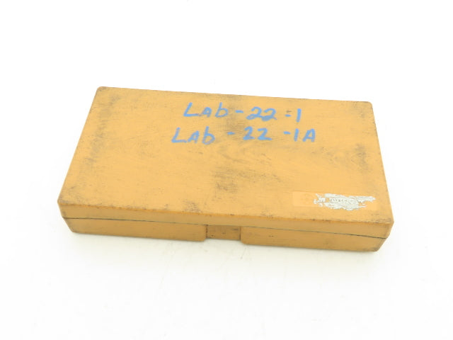 Mitutoyo 114-202 V-Anvil Micrometer 0.93"-1" Range .0001" 3-Flute Tip Spindle