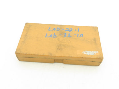 Mitutoyo 114-202 V-Anvil Micrometer 0.93"-1" Range .0001" 3-Flute Tip Spindle