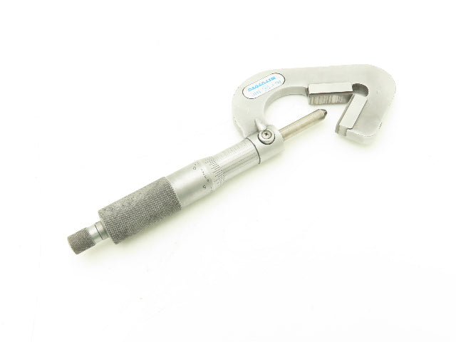 Mitutoyo 114-202 V-Anvil Micrometer 0.93"-1" Range .0001" 3-Flute Tip Spindle